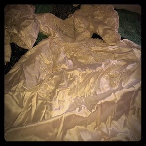 1980’s vintage wedding gown